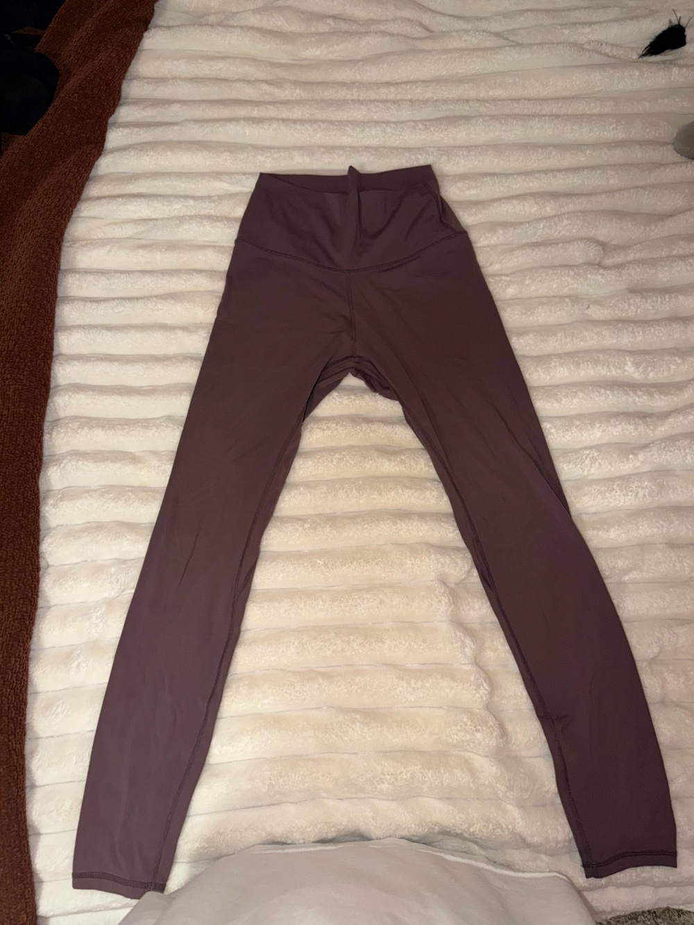 High-Rise Plum Workout Leggings